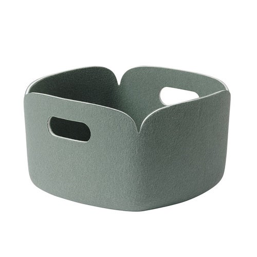 Restore Basket Aufbewahrungsbox 28 x 28 cm - Dusty Green 