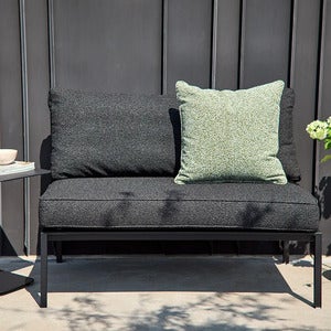 Upper 2-Sitzer-mittelteil    Schwarz / Teddy Black