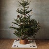 Handgeflochtener Weihnachtsbaumrock Natural