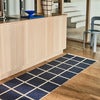 Gewebter Teppich Criss Dark Blue 70x225 cm