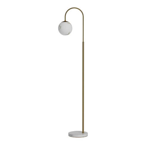 Bellagio Stehleuchte H163cm Messing/Weiß