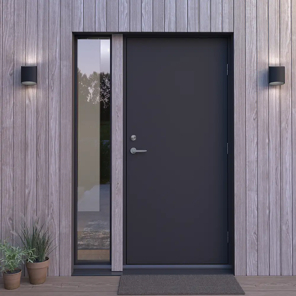 Sinne Wandleuchte IP44 schwarz Struktur LED 