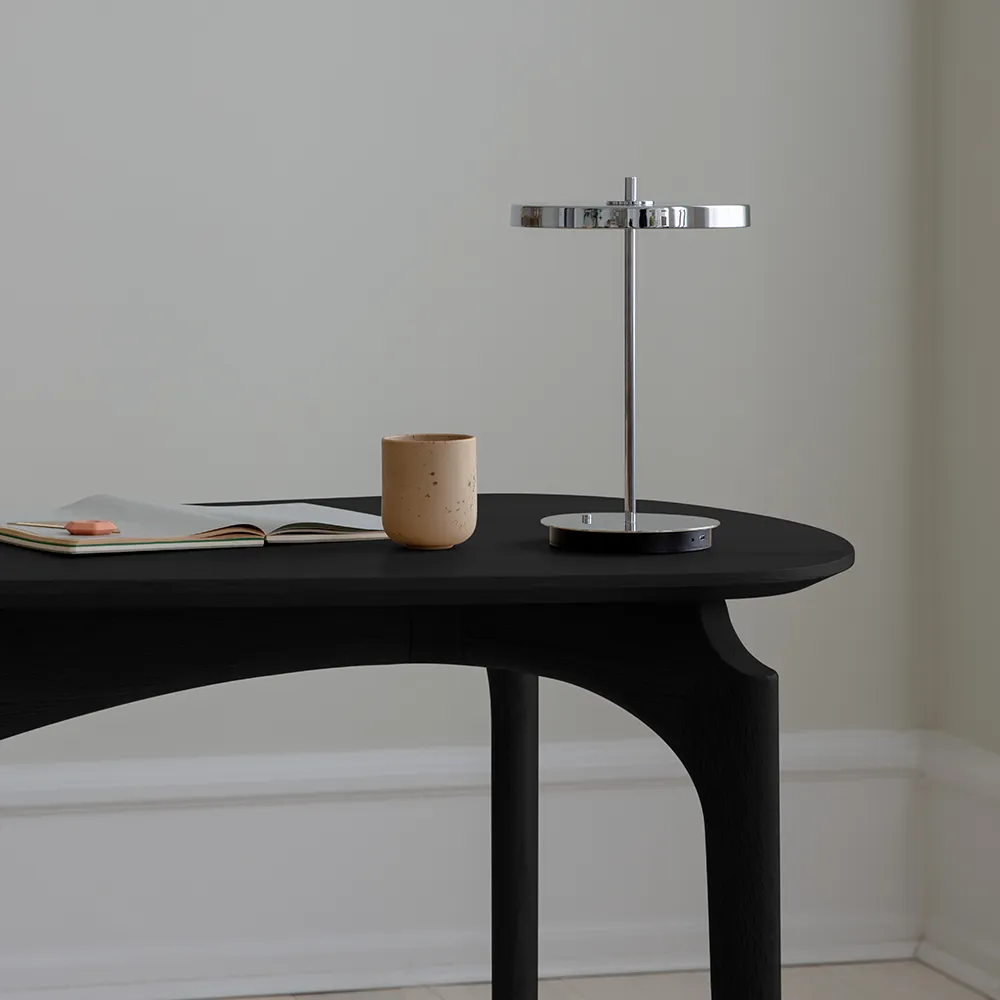 Asteria Move Monochrome Tragbare Lampe Silver