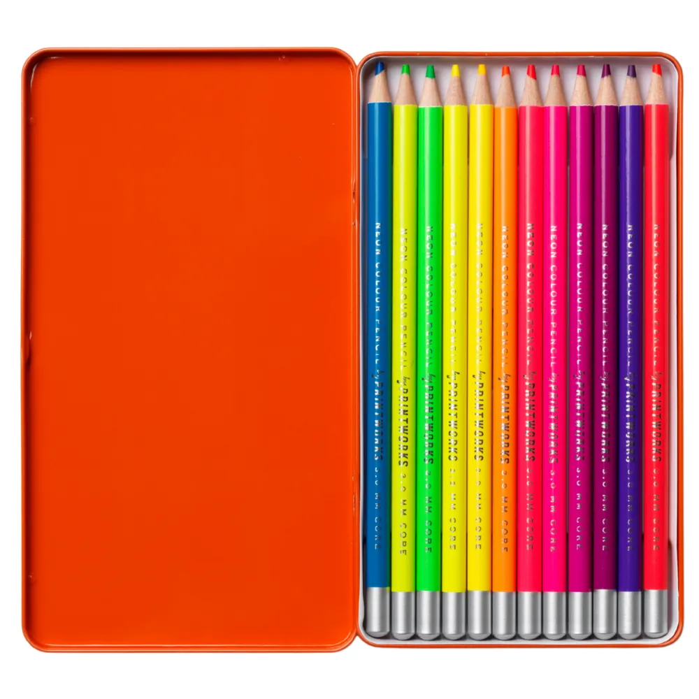 12 Buntstifte – Neon