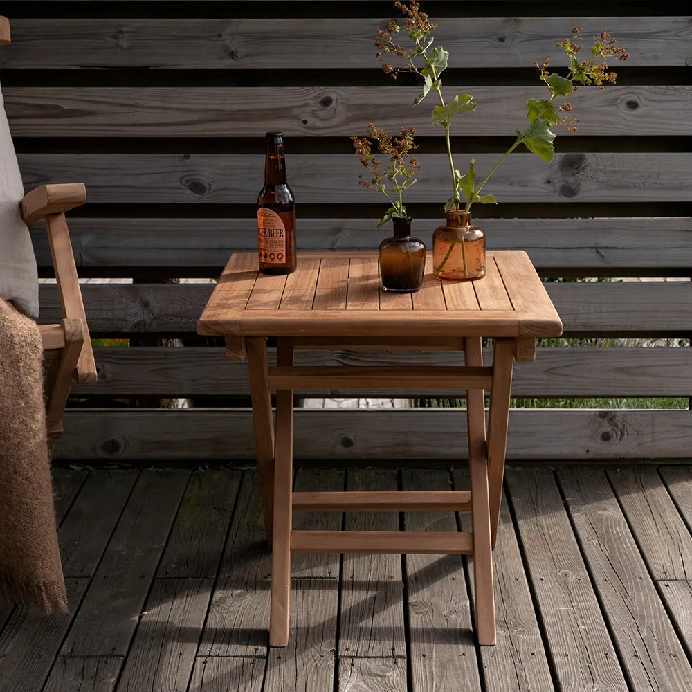 Kenia Beistelltisch 50x50 cm Teak
