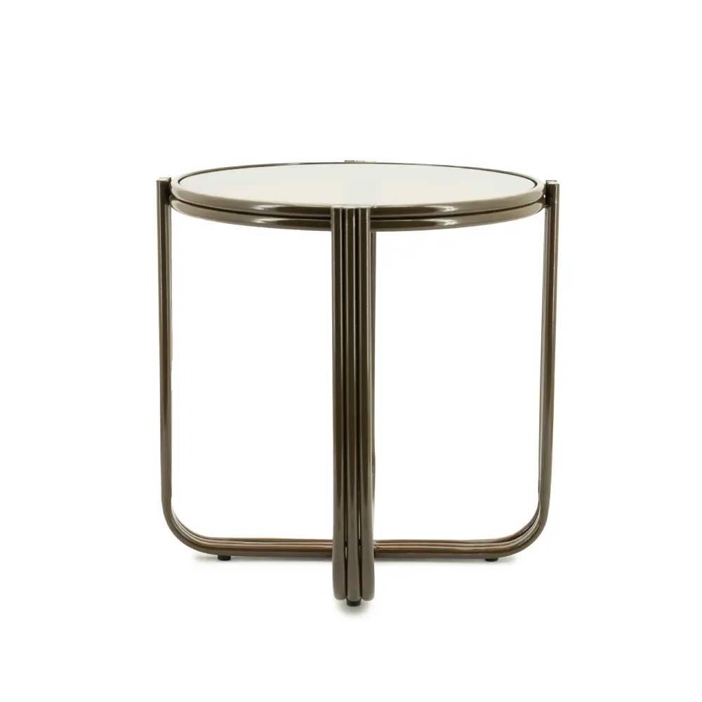 Groovy Beistelltisch – braun, 42,5 x 42,5 x 42,5 cm