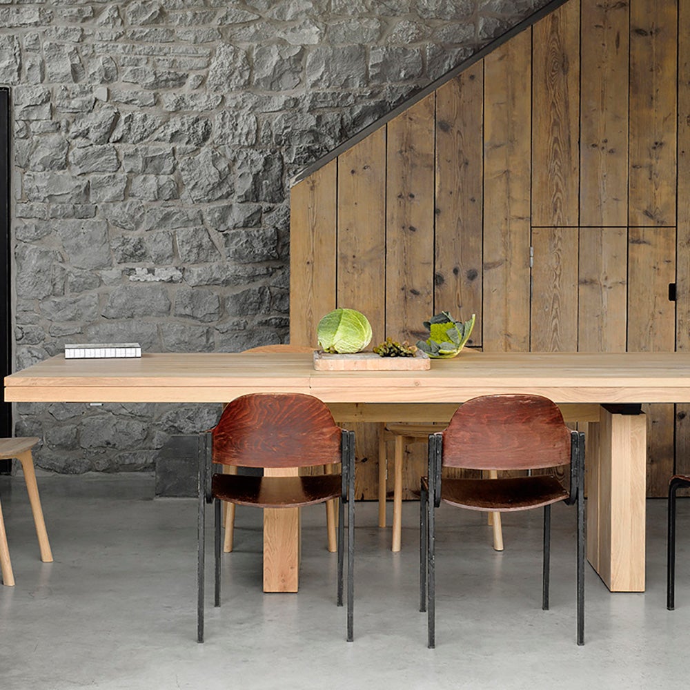 Doppel-Esstisch 100x200-300 cm Eiche