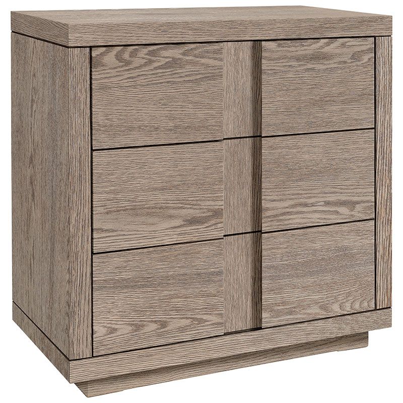 Hunter Kommode Eiche grau antik