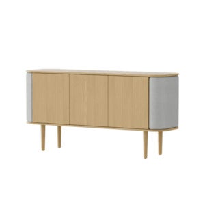 Treasures 3-türiger Schrank Eiche/Sterling