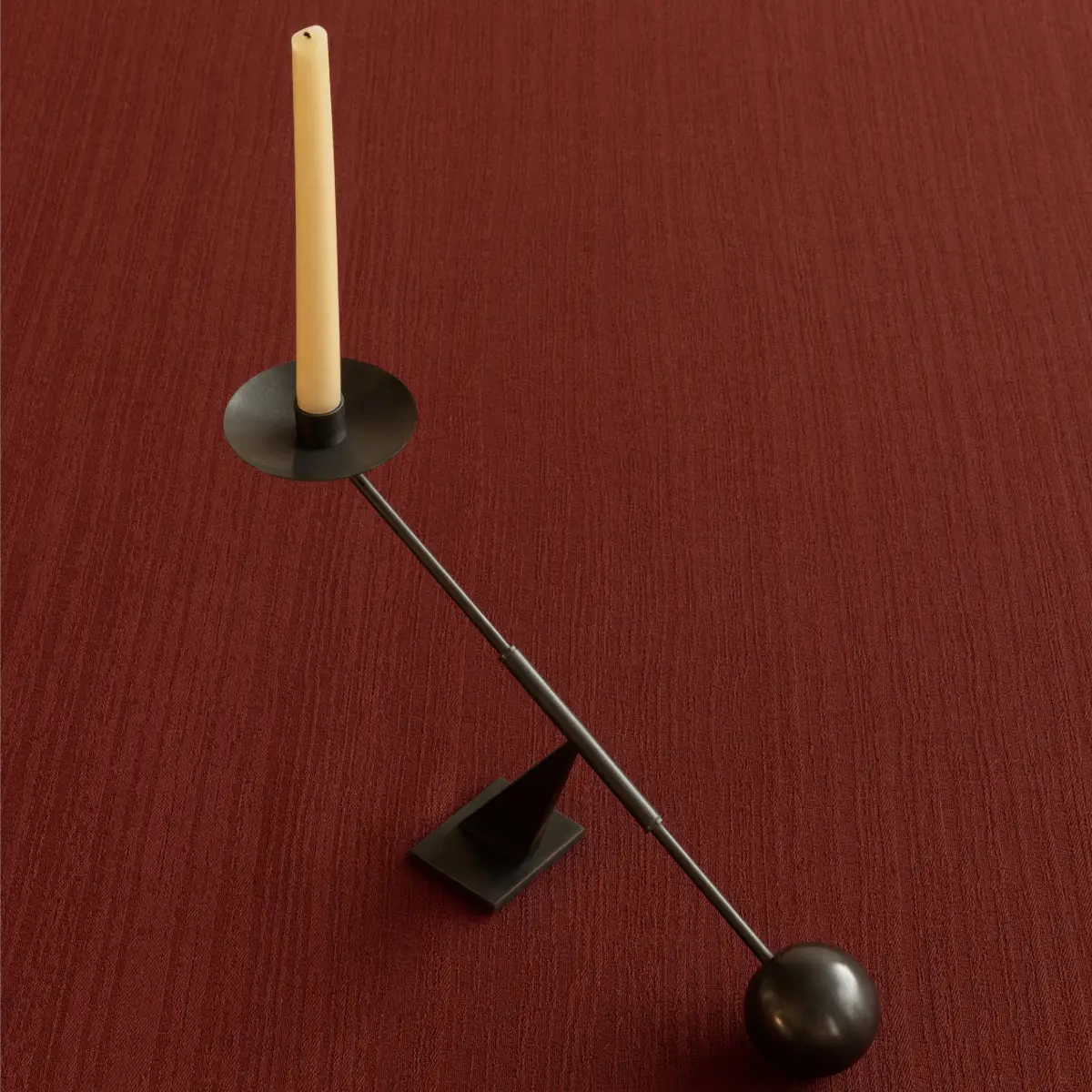 Interconnect Kerzenhalter Small - Schwarzer Stahl