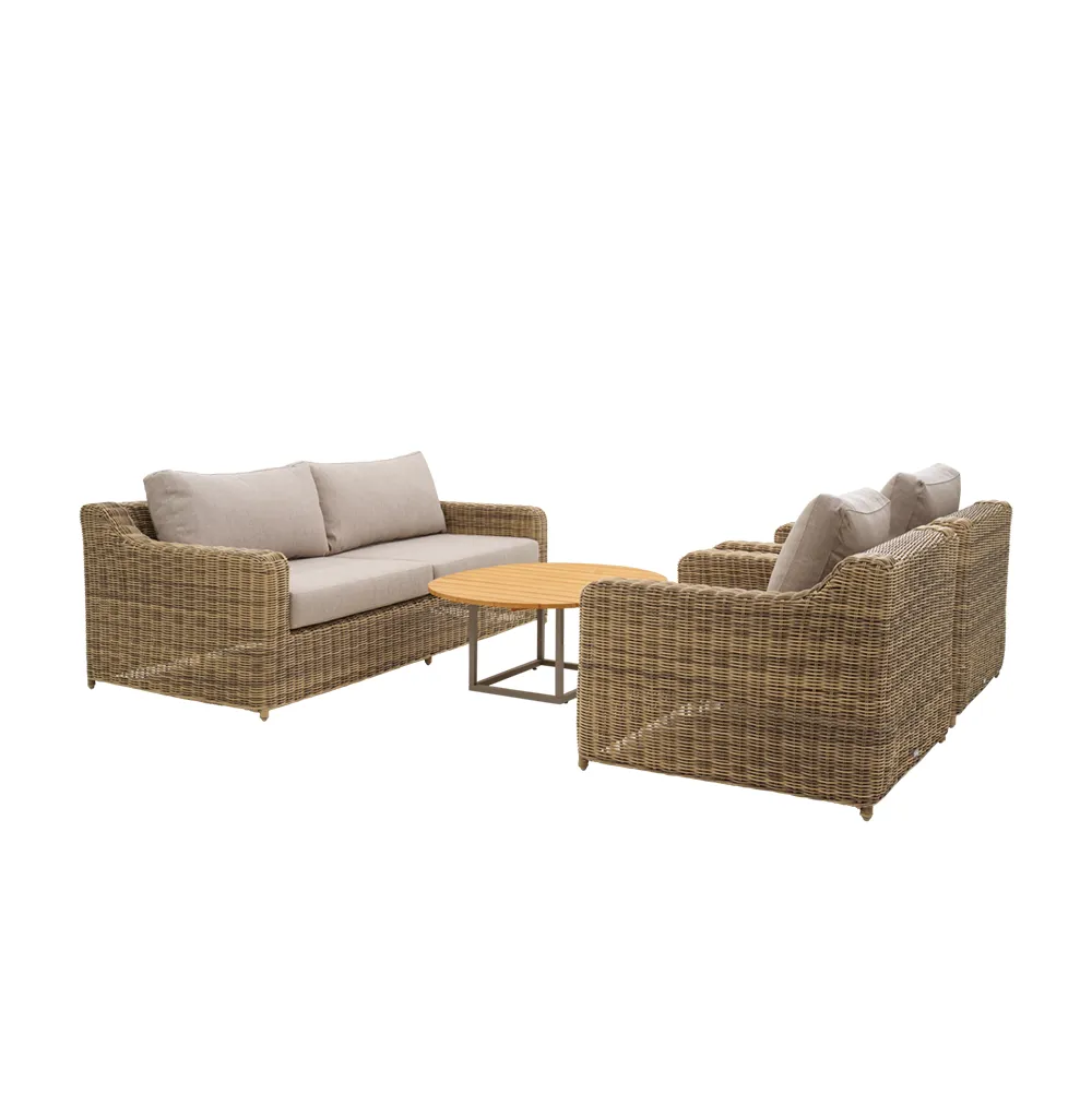 Glendon 3-sitzer-sofa  Rustic / Beige