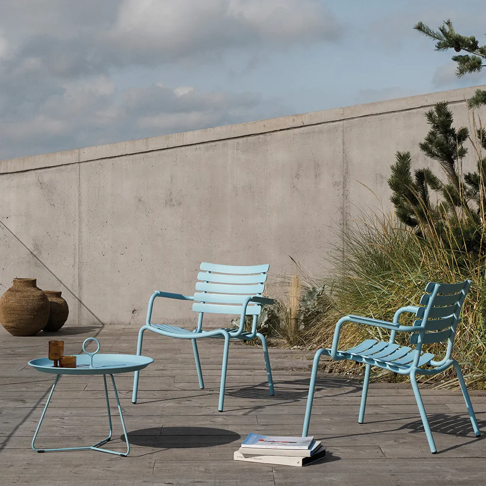 EYELET Beistelltisch Ø57,5 Eisblau