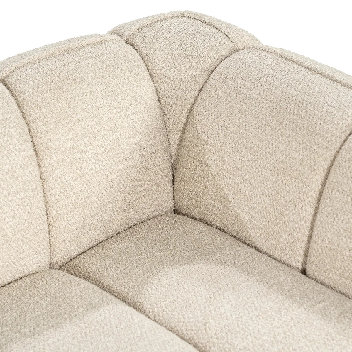 Sofa Cubetto (2,5-Sitzer) Taupe