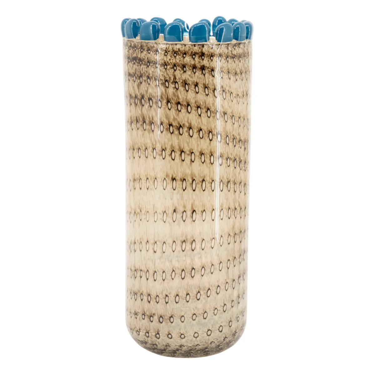 Dapple Vase 10x10x28,5 cm Glas multicolour