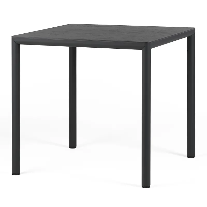 Piave tisch 80 cm Antracite - Antracite 