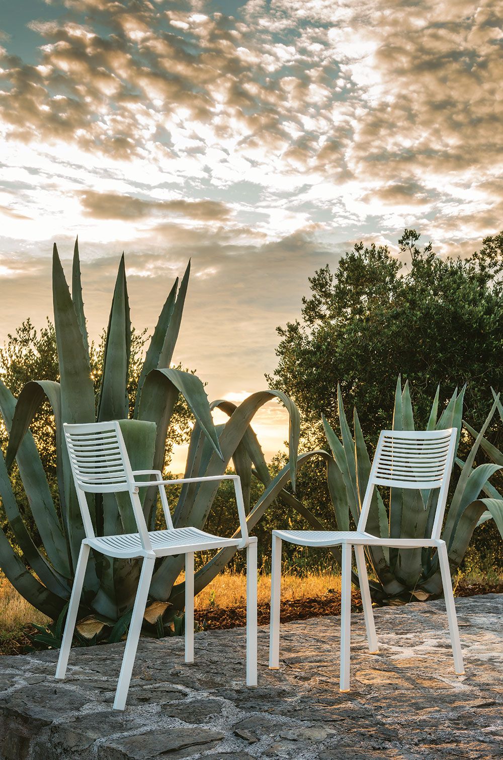 Easy Stapelsessel Weiß