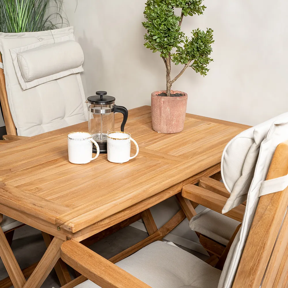 Kenia Esstisch 70x120 cm Teak 