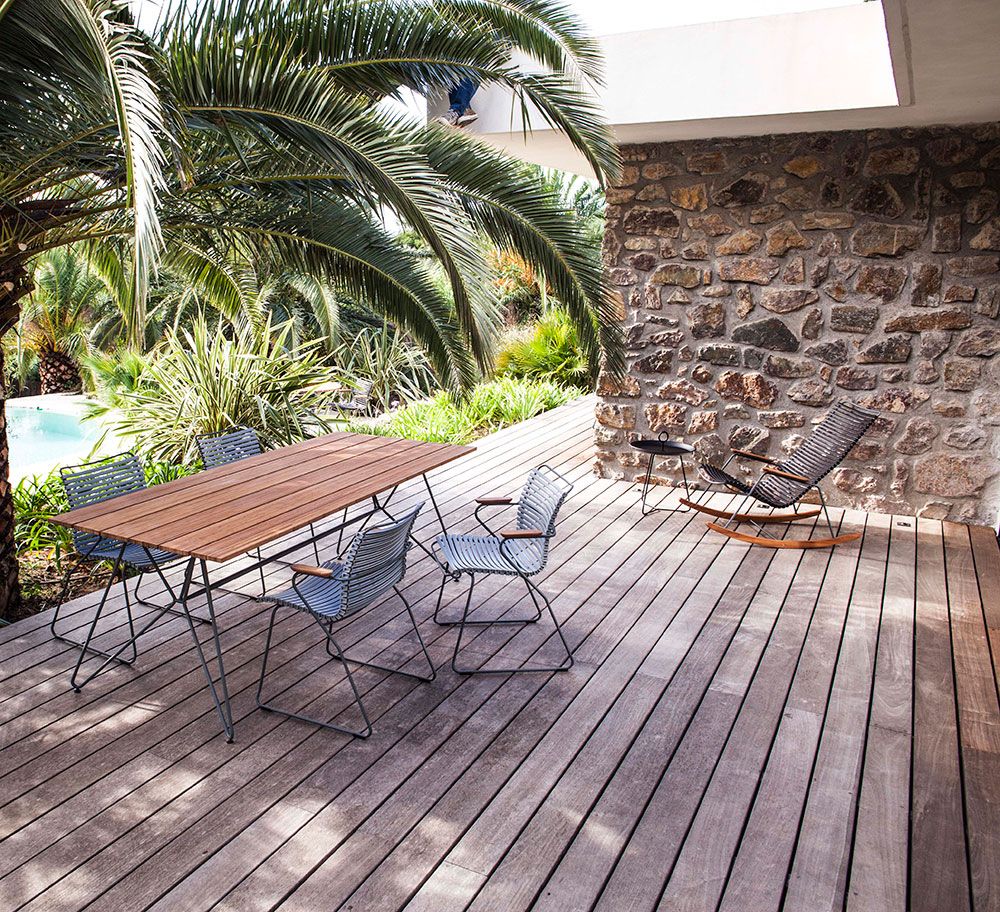 Click Schaukelstuhl olivgrün