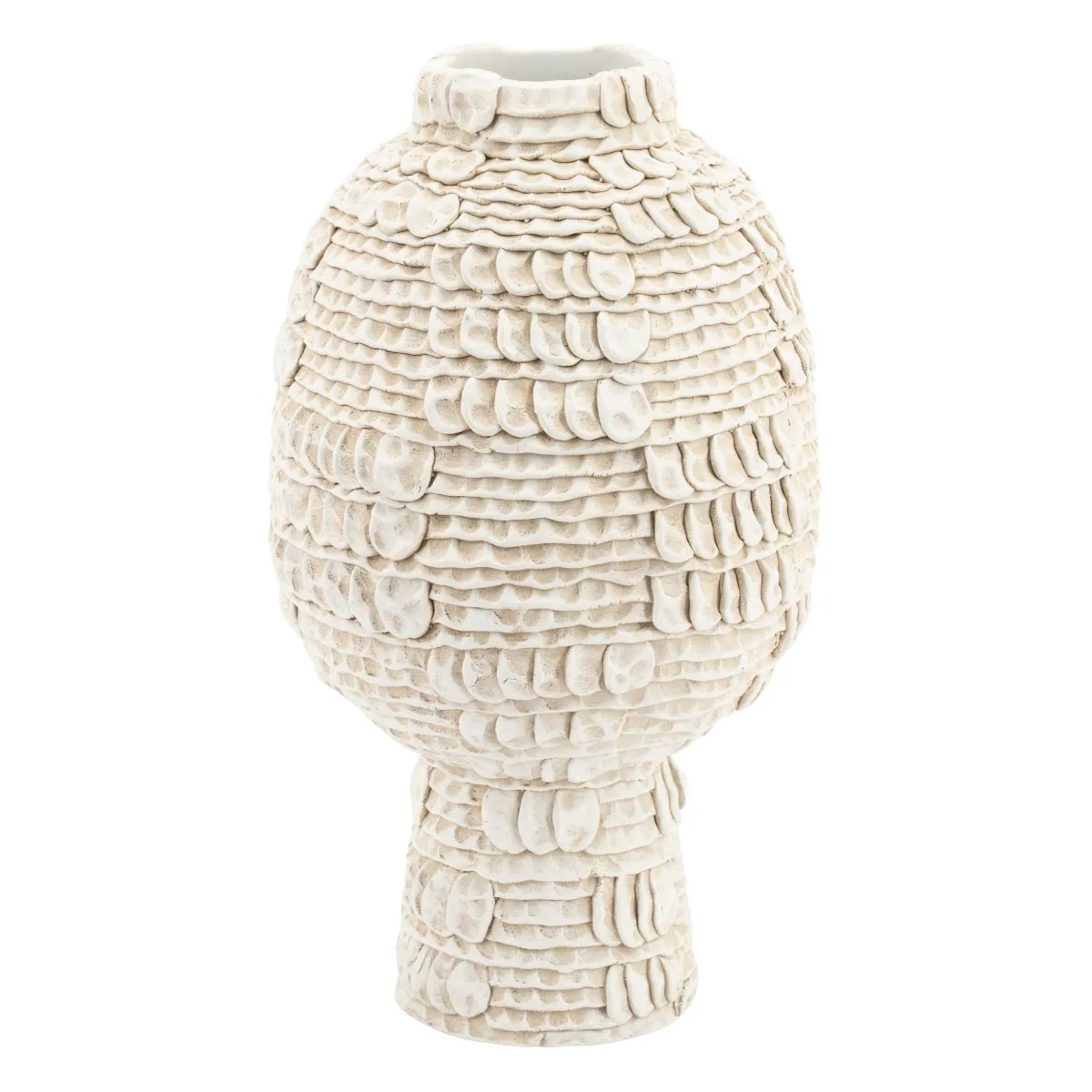 Cerra 21x21x38 cm Kunstharz beige