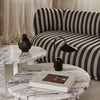 Rico 3-sitzer sofa Louisiana - Sand/Black
