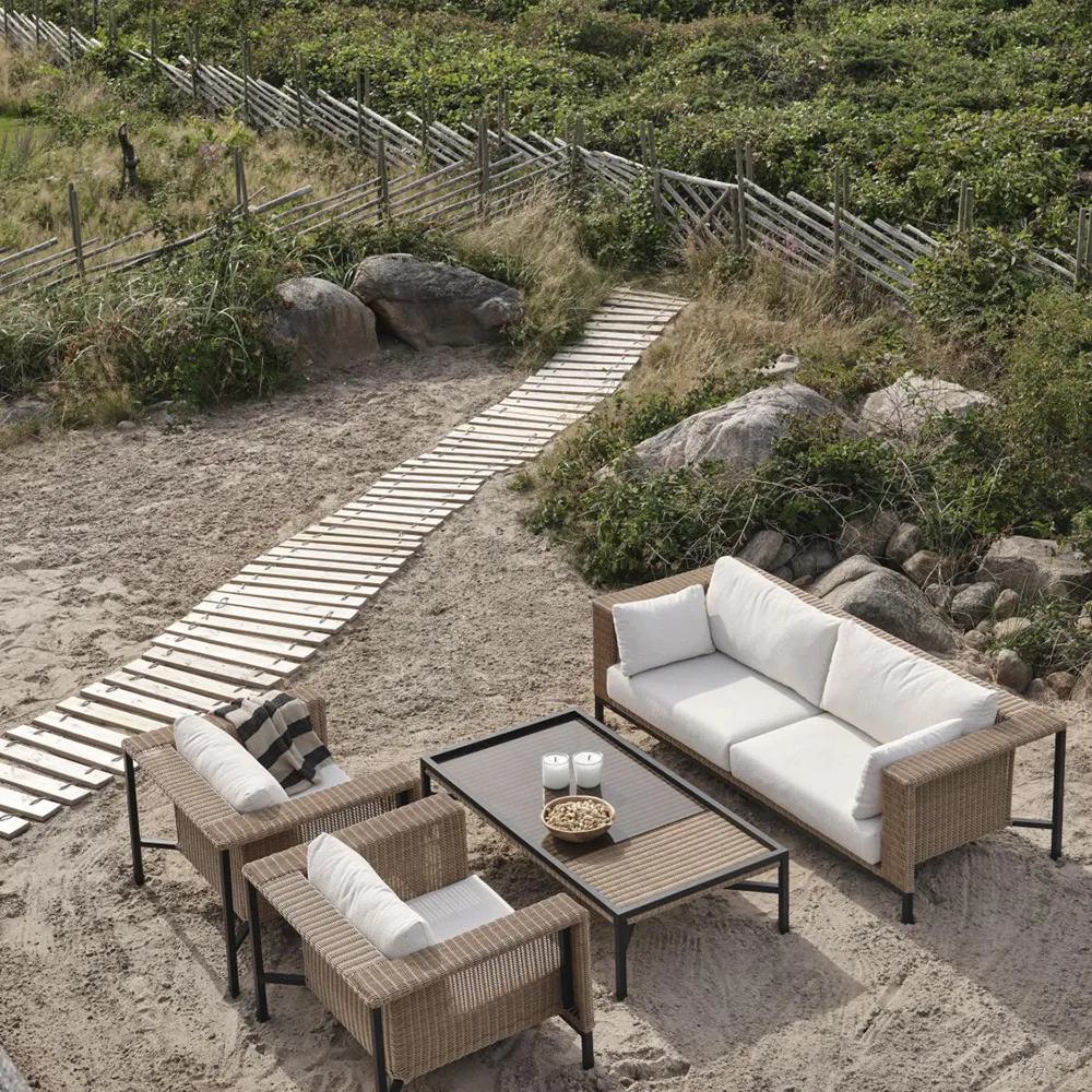 Shell Sessel Teddy Rice/ Black