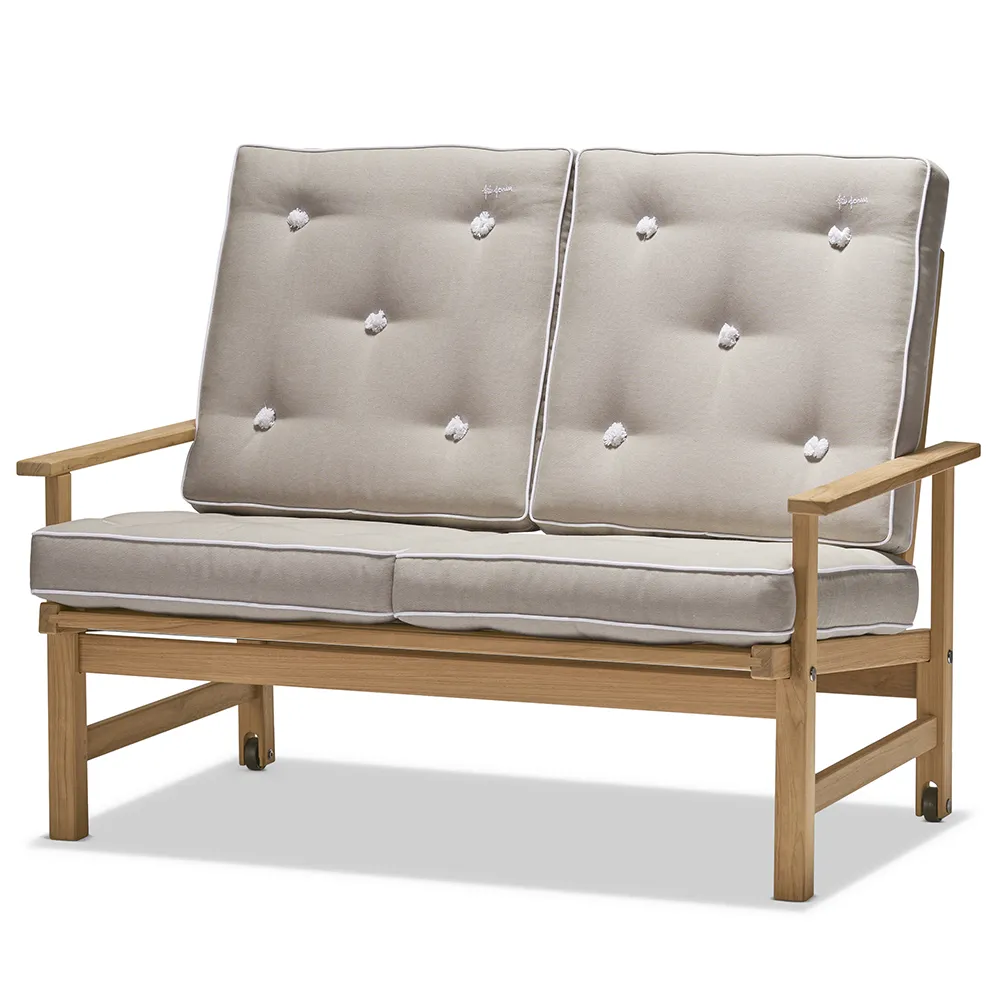 2-Sitzer Sofa Teak