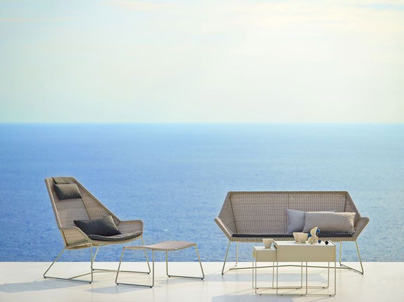 Breeze Lounge Sessel Weiß