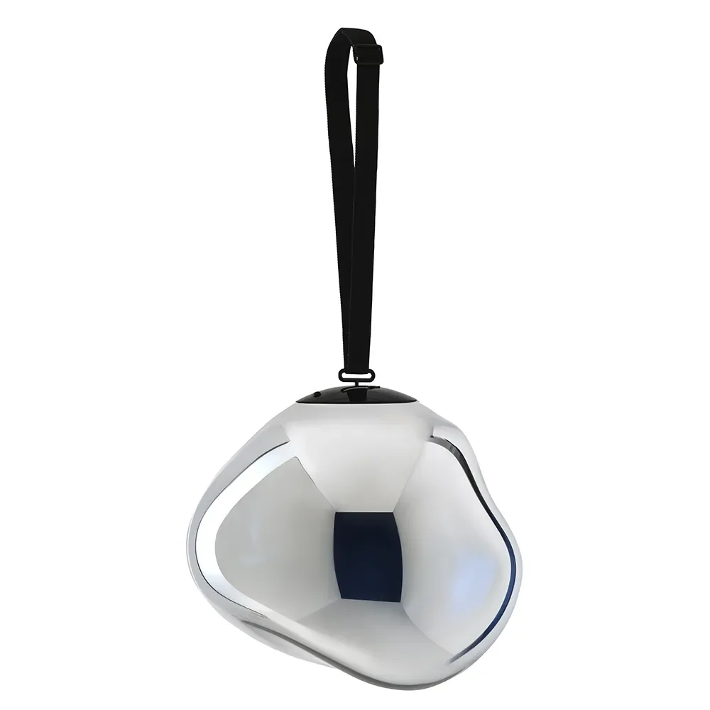 Melt Portable Large Stehlampe Silver LED