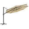Cliento sonnenschirm 350 cm Light Grey / Khaki