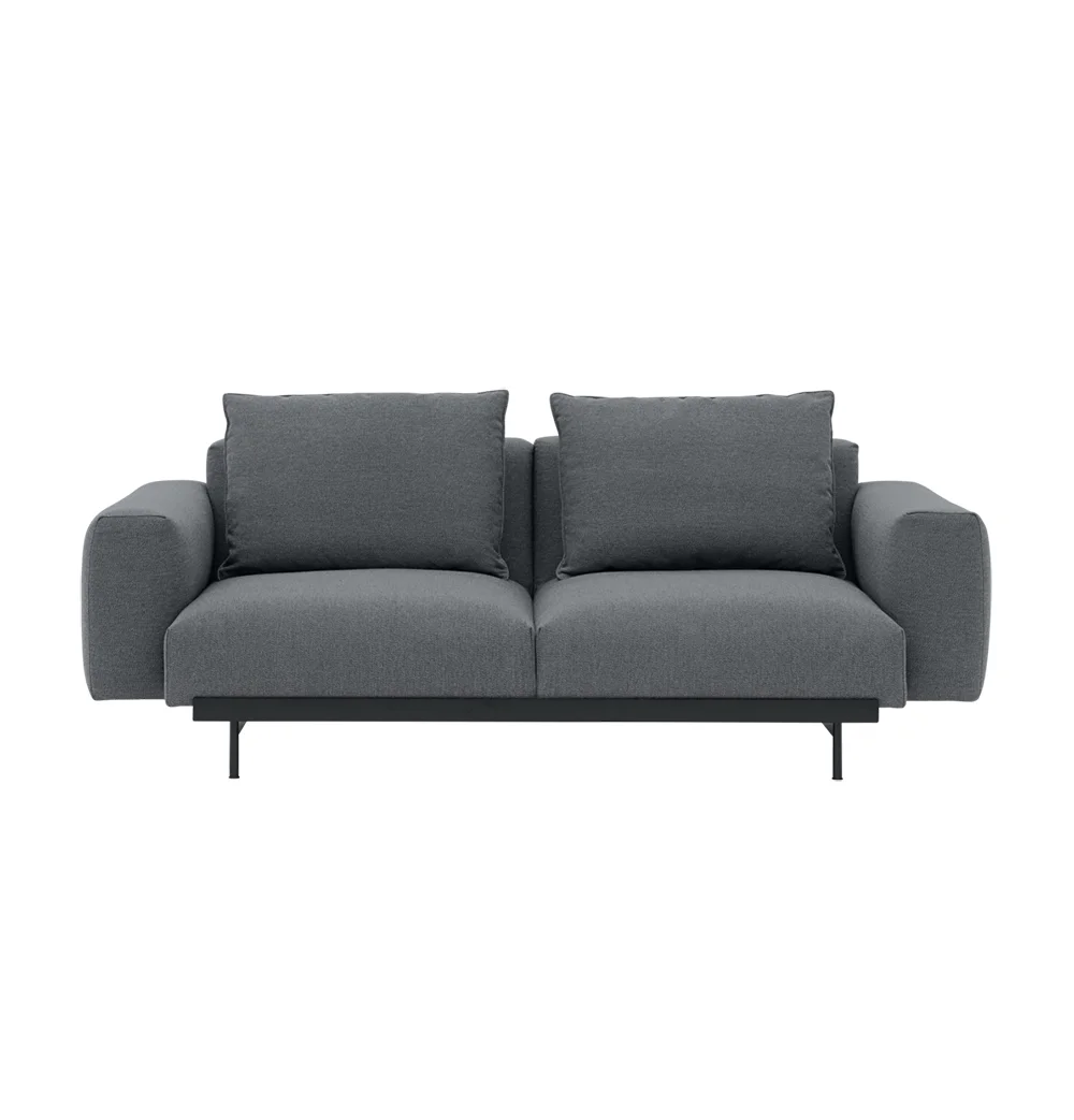 , In Situ 2-Sitzer-Modulsofa Config 1 - Ocean80/Schwarz