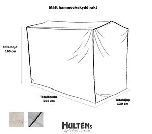 Möbelbezug hammock 130x205 cm grau