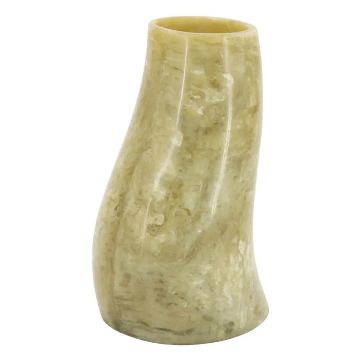 Stonea 4 Vase 15x14x25,5 cm Kunstharz Grün