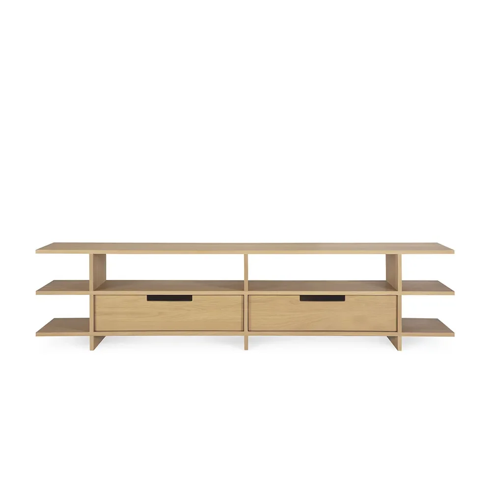 TV-Lowboard aus Eiche Kabuki