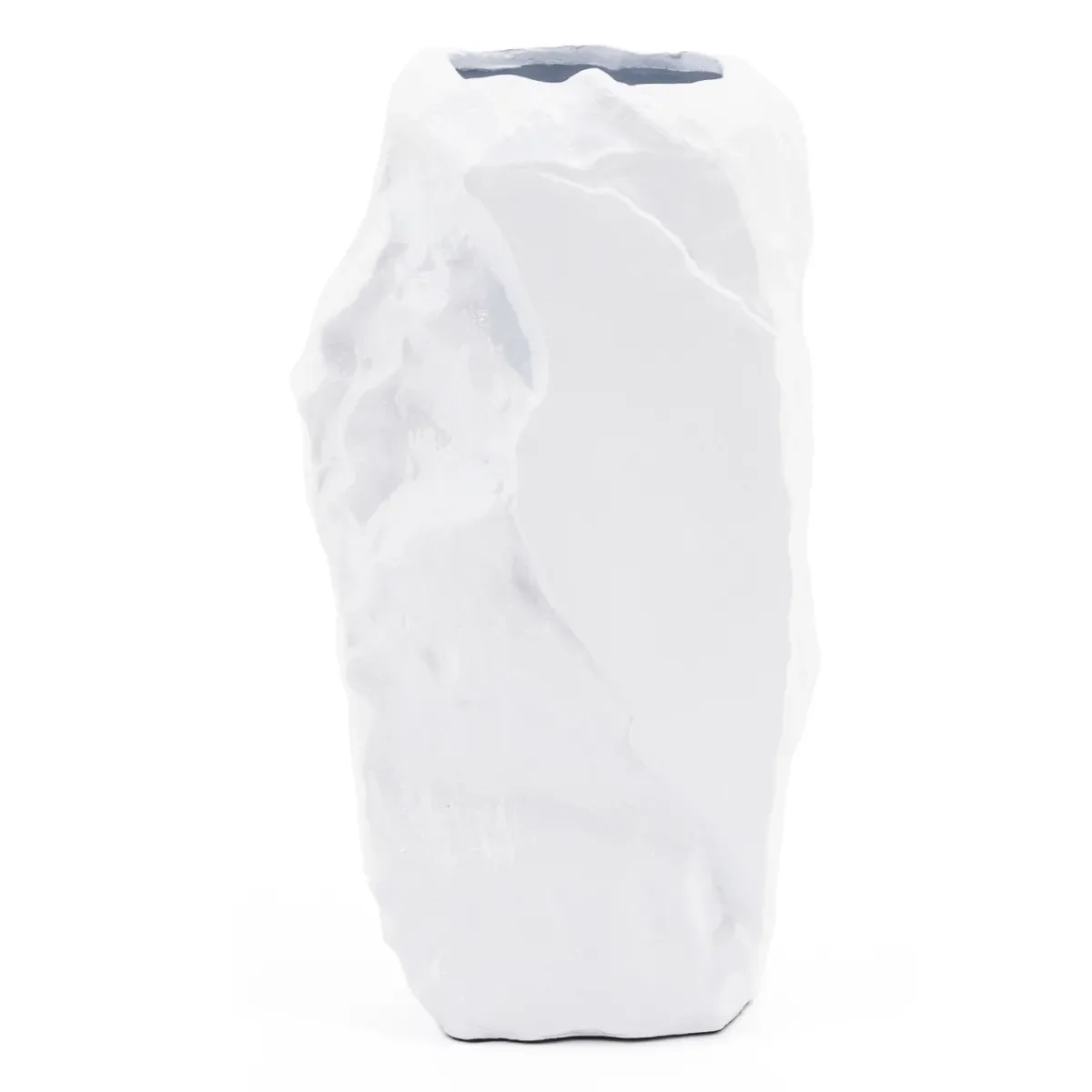 Pedra small 14x14x27 cm Aluminium weiß