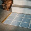 Gewebter Teppich Criss Pop Blue Fog