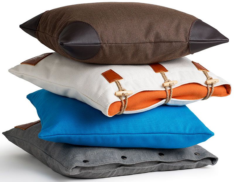 Ava Blau/Kupfer Knöpfe