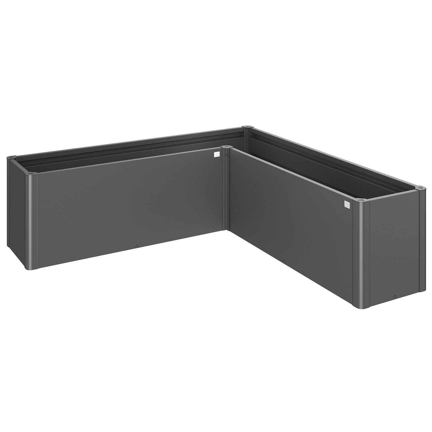Belvedere Pflanzbeet midi Größe l200 metallic dunkelgrau Biohort