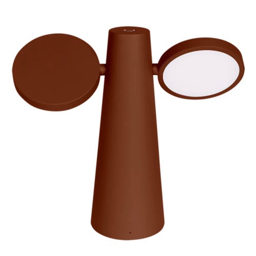 Oto Lampe h.27 cm Rot ocker