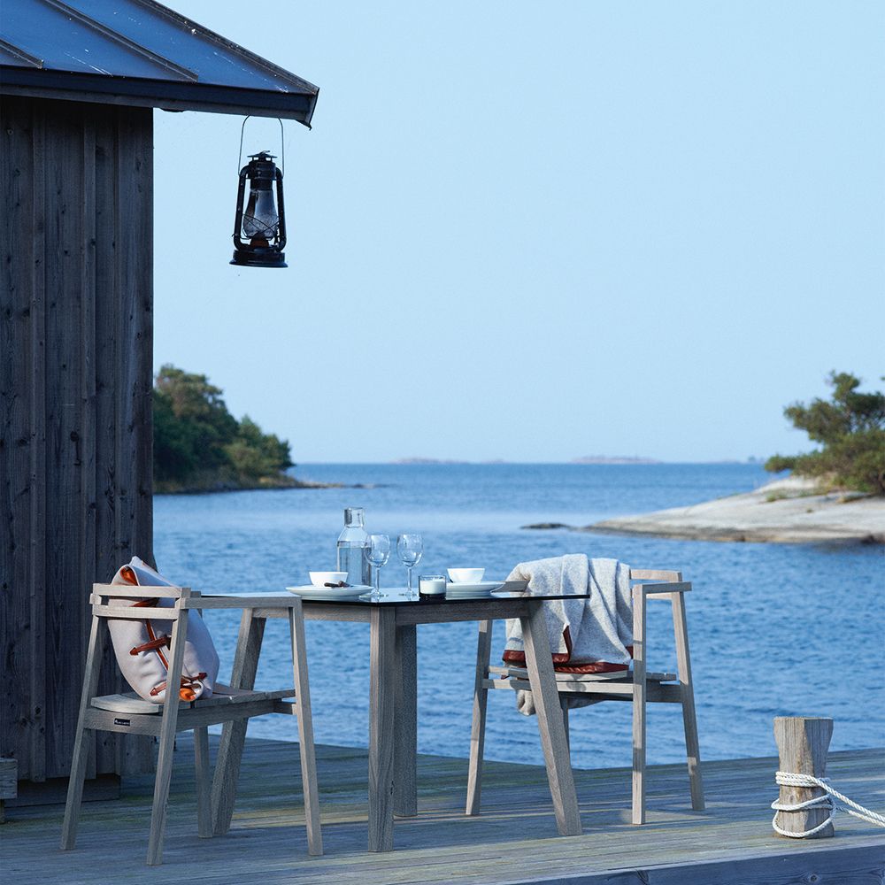 Oxnö Esstisch 100X220-300 cm Teak