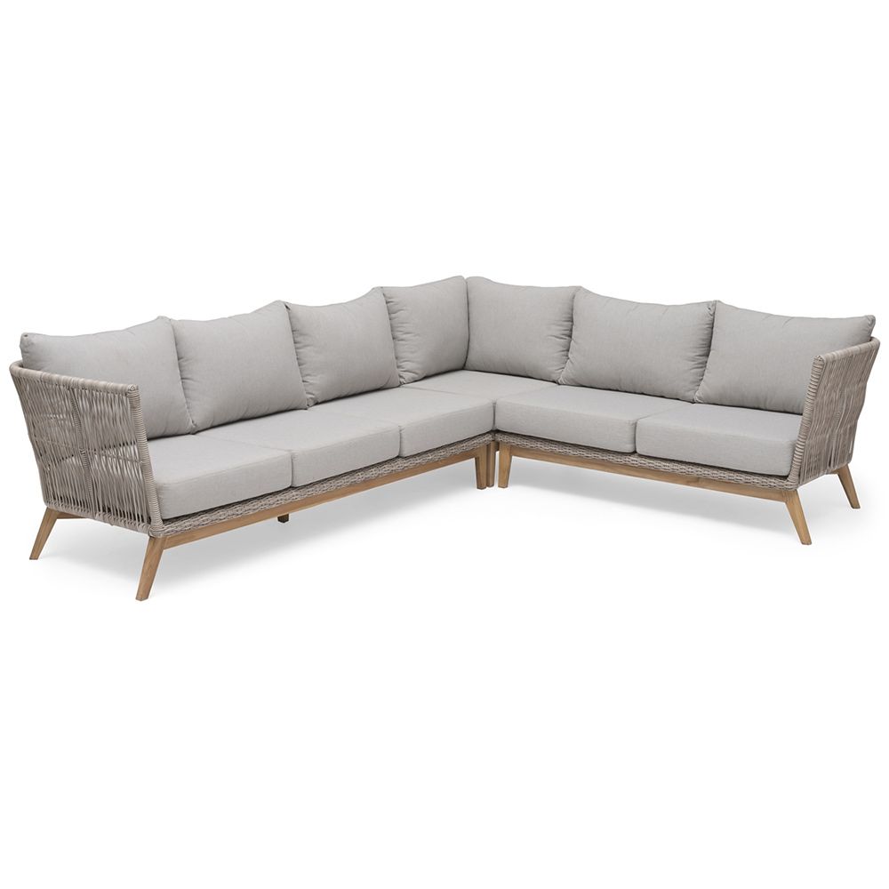 Himmelsnäs Ecksofa Teak/Beige