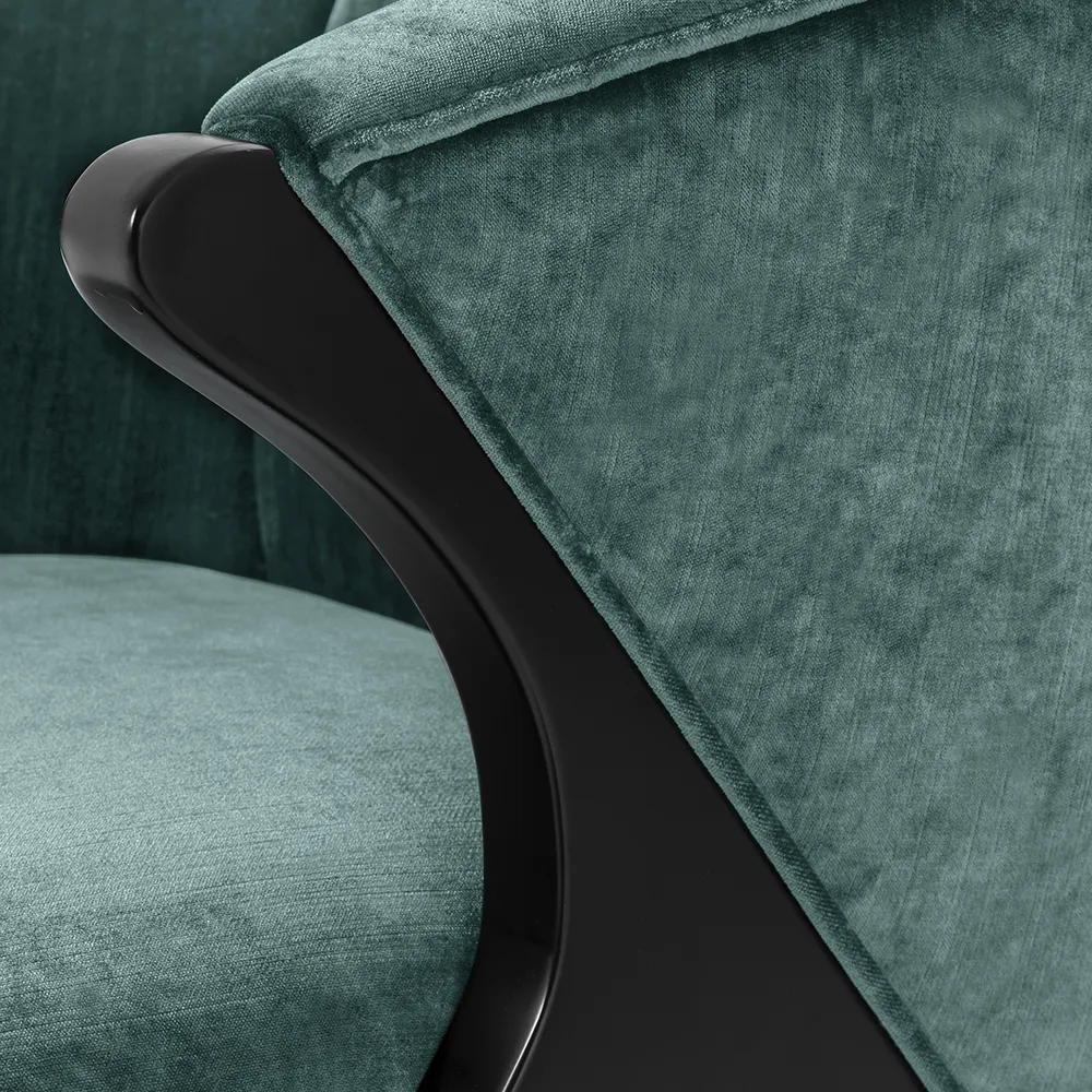 Sessel Pavone Aegean green