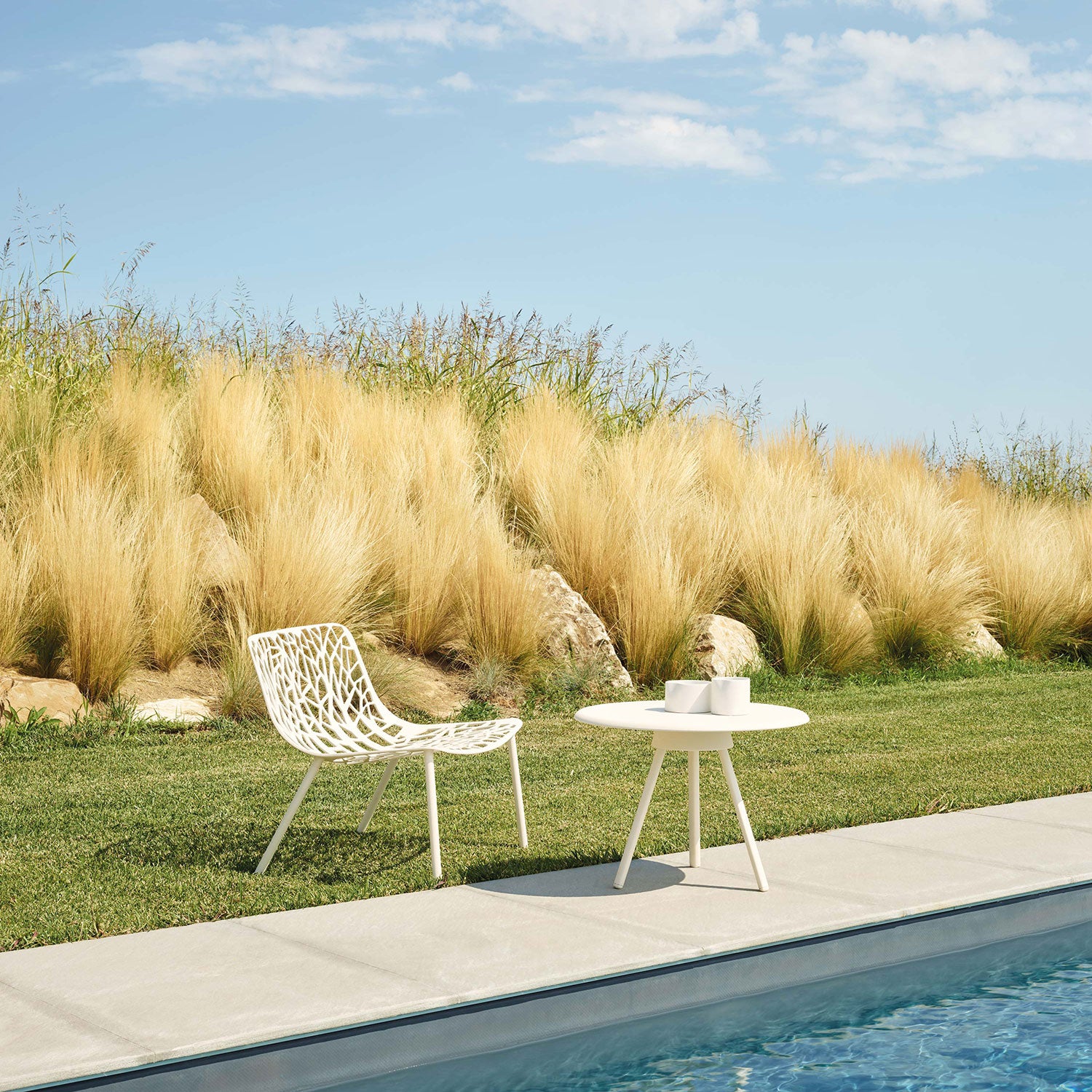 Forest Lounge Sessel Weiß