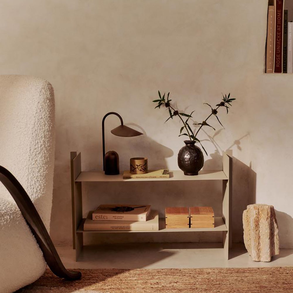 Lager niedriges Regal - Kaschmir