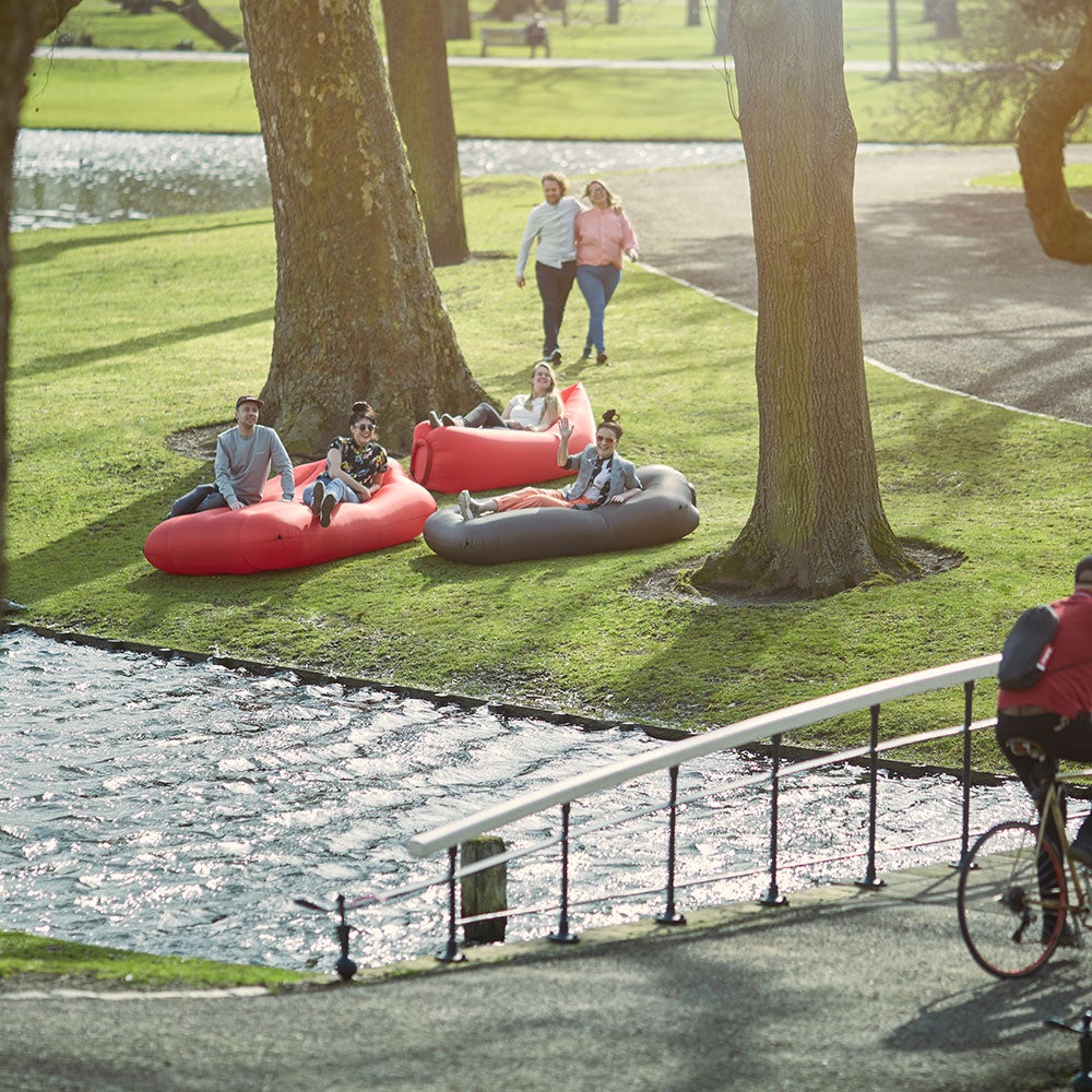 Lamzac aufblasbare Liege himmelblau