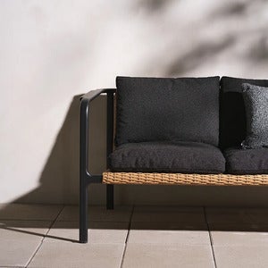 Motty 2-Sitzer-sofa schwarz / Teddy black