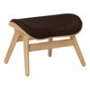 A Conversation Piece Ottoman Fußhocker Oak/Umage Leather Brown