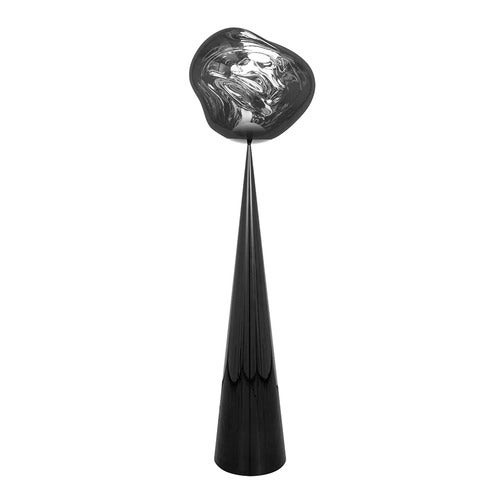 Melt Cone Fat Stehlampe Silver LED