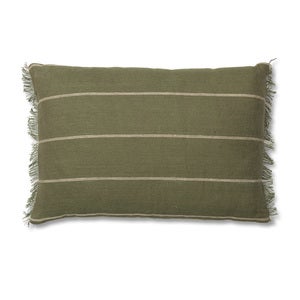 Calm Kissenbezug 60x40 - Olive/Off-white