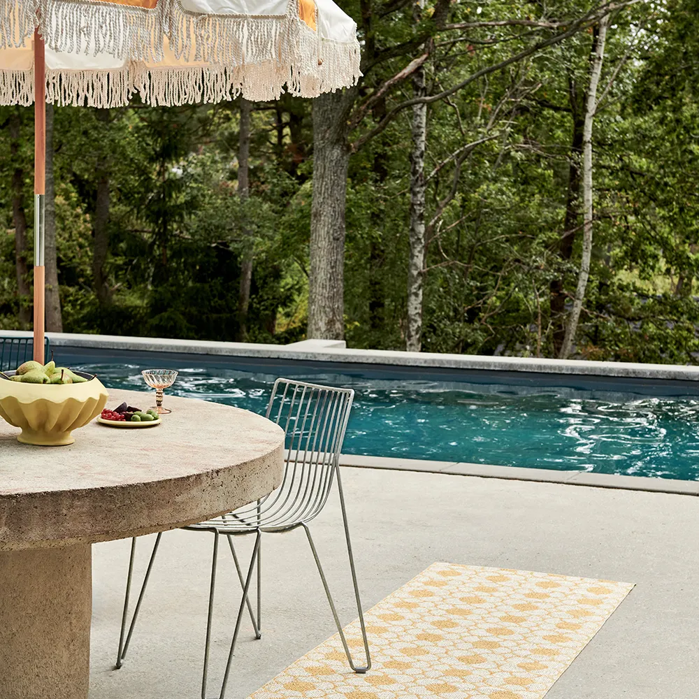 Anya teppich Pale Yellow/Vanilla 70 x 200 cm