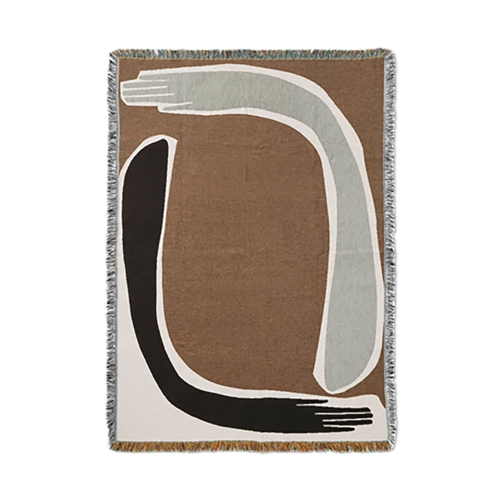 Pose Tapestry Decke Coffee